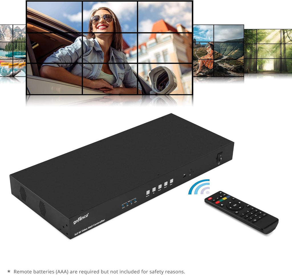3x3 Video Wall Controller and Processor I9917