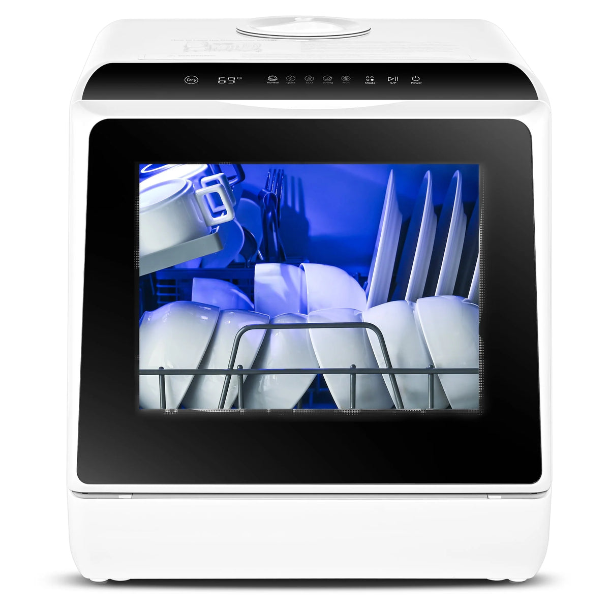 Portable Mini Countertop Dishwasher with 5-Liter Water Tank O265293