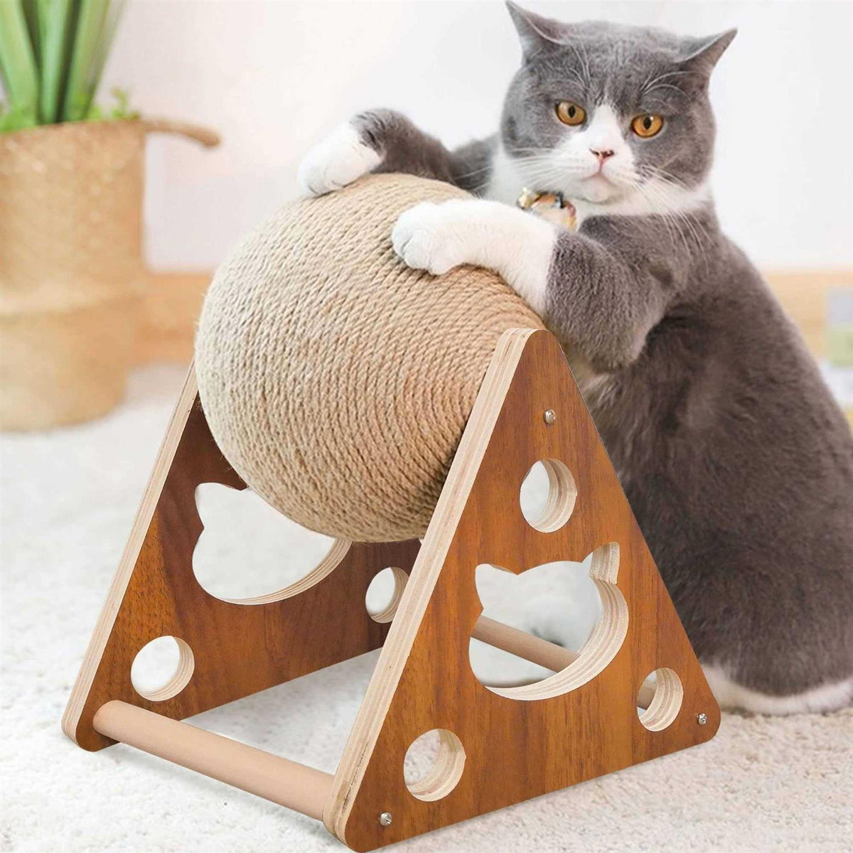 Natural Sisal Cat Scratching Ball V82010