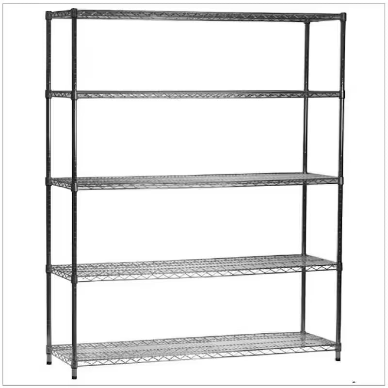 5-Tier Heavy Duty Steel Wire Shelving Unit X786