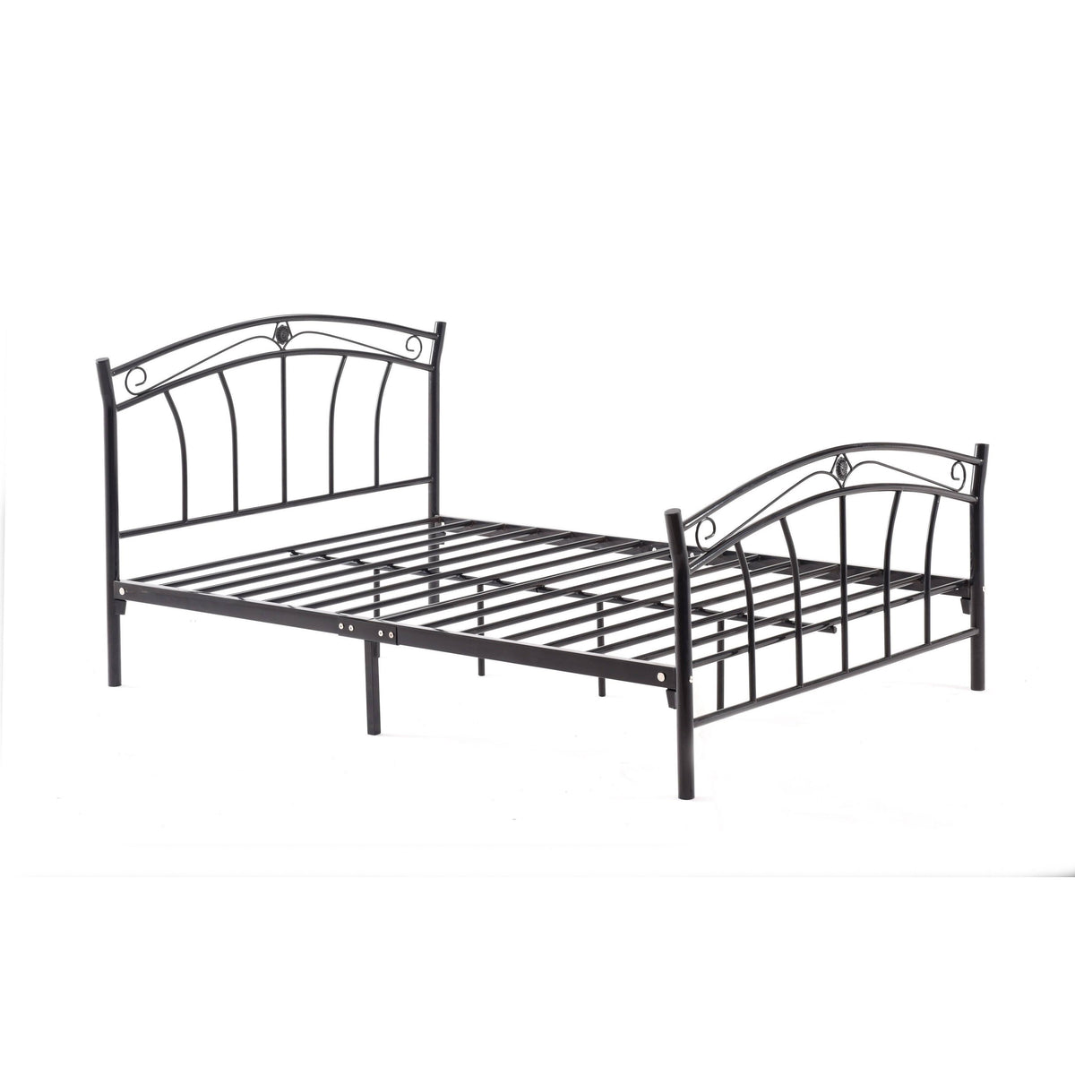 Black Twin Metal Bed J28774
