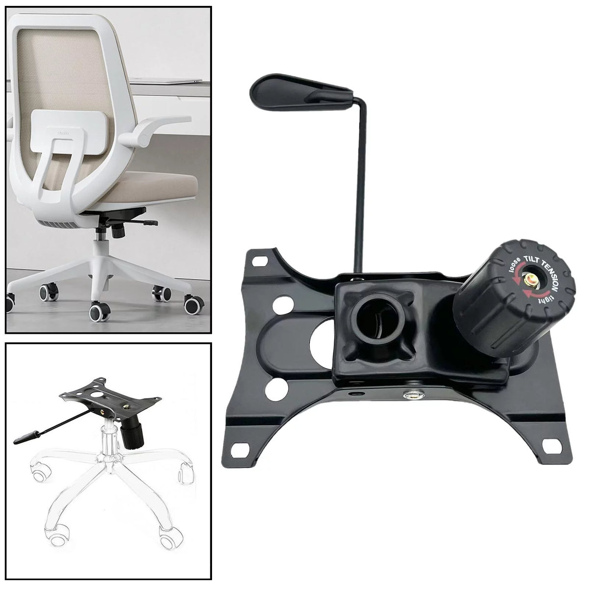 Tilt and Lock Seat Swivel Base Plate Mechanism I87310