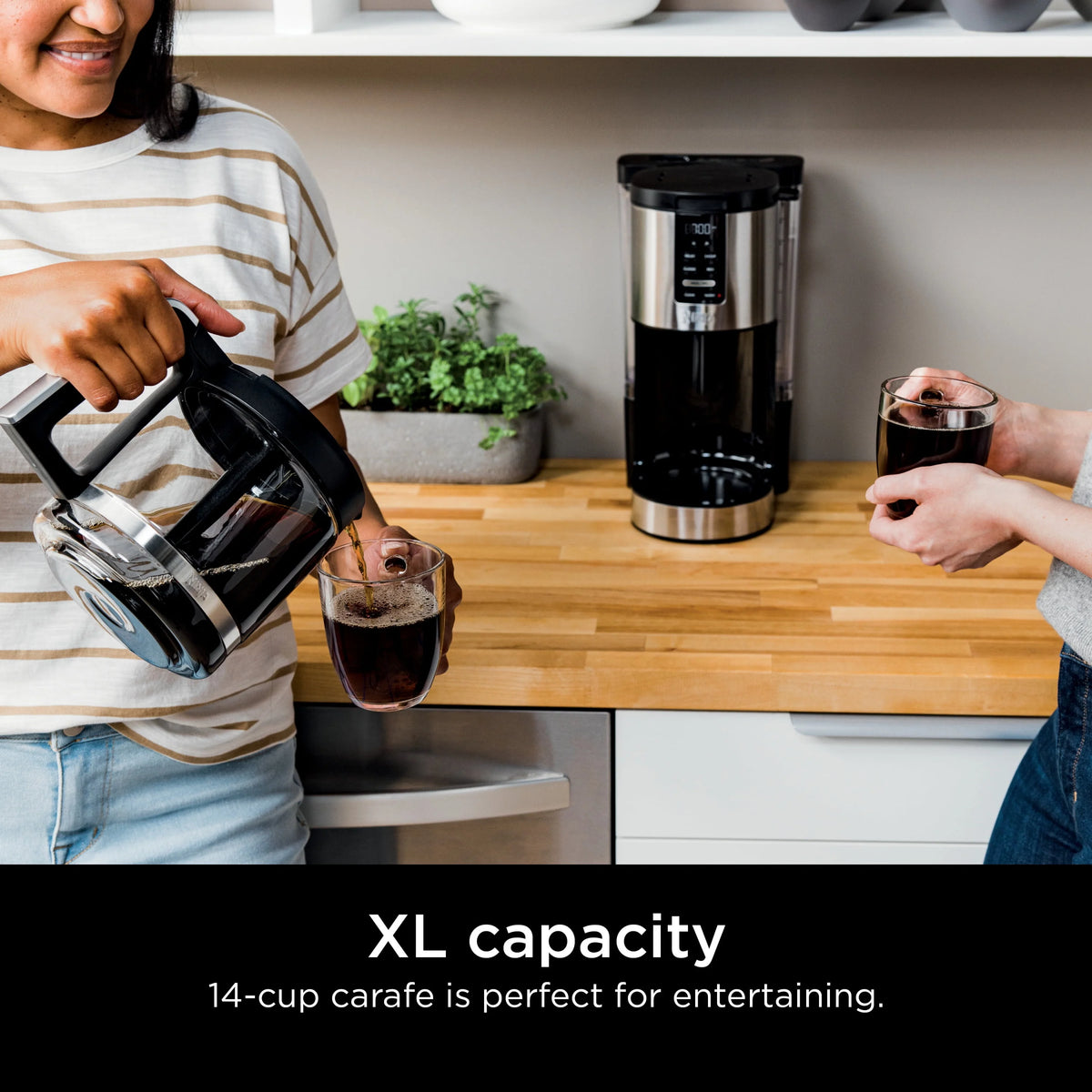 14-Cup Programmable Coffee Maker with Glass Carafe T313094
