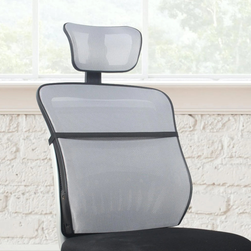 Office Chair Mesh Back Support with Headrest K177449
