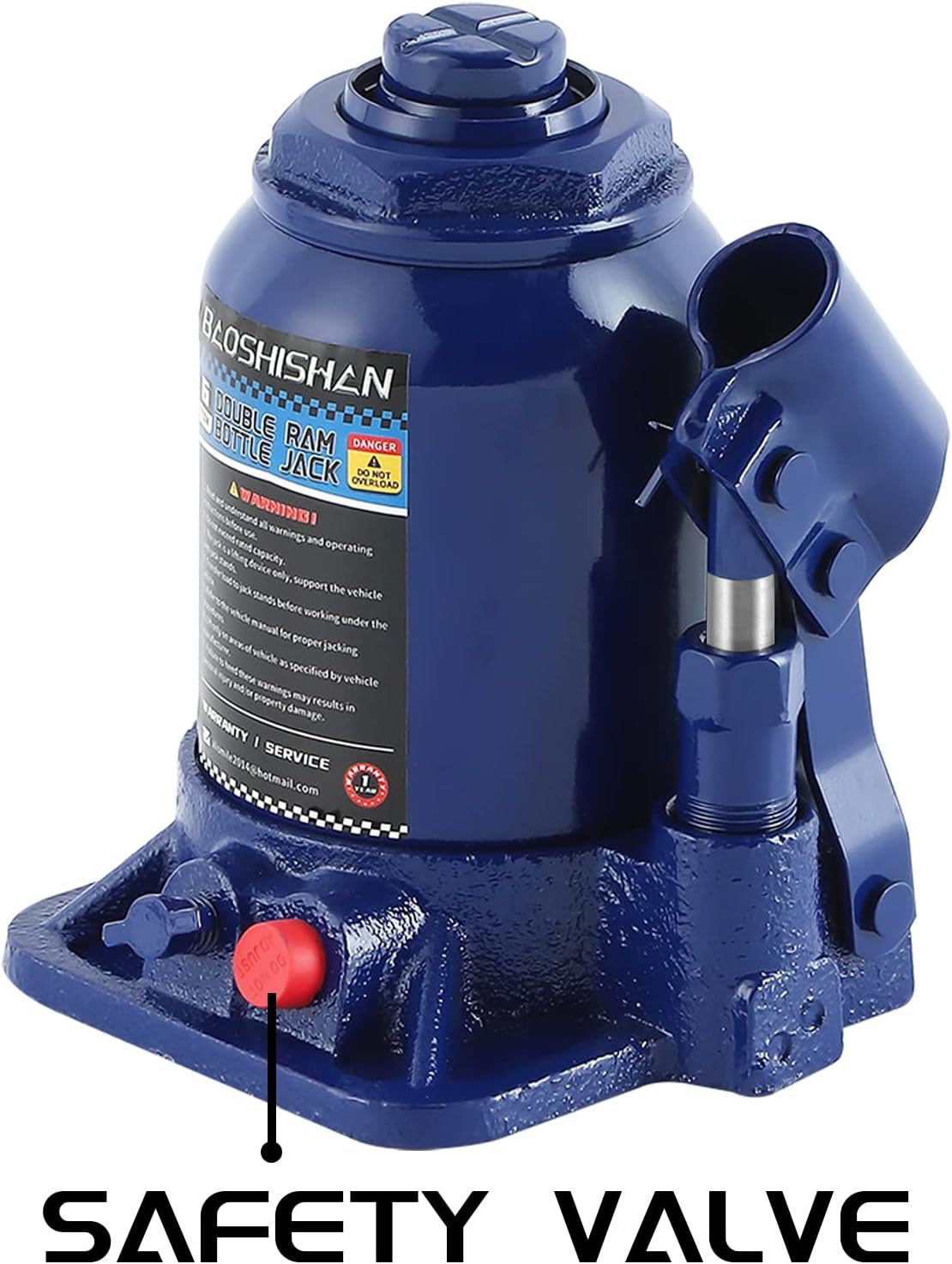 6 Ton Double Ram Hydraulic Bottle Jack Pack of 2 E842731
