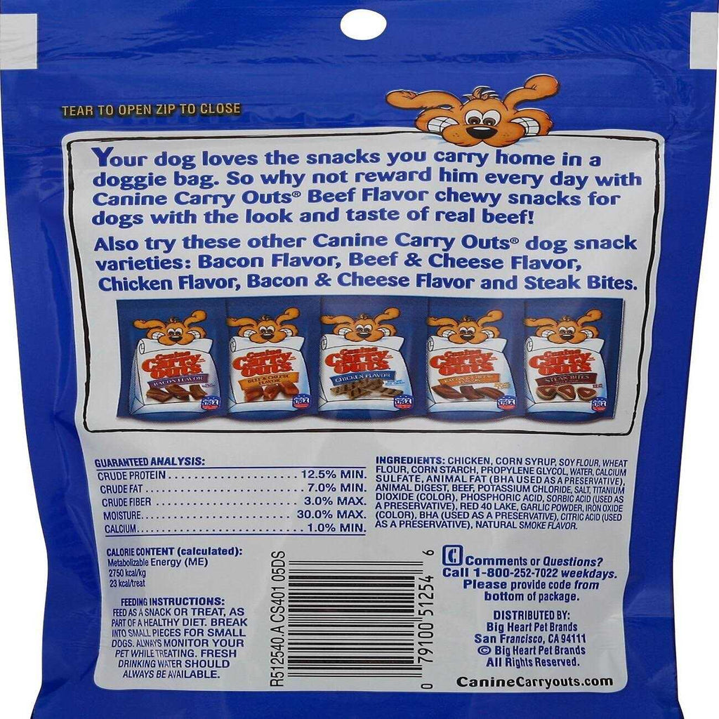 Beef Dog Canine Carry Outs O52451