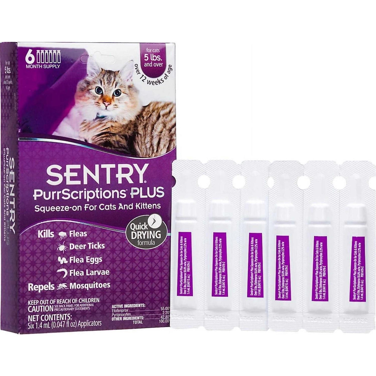 Flea & Tick Control for Cats & Kittens G191