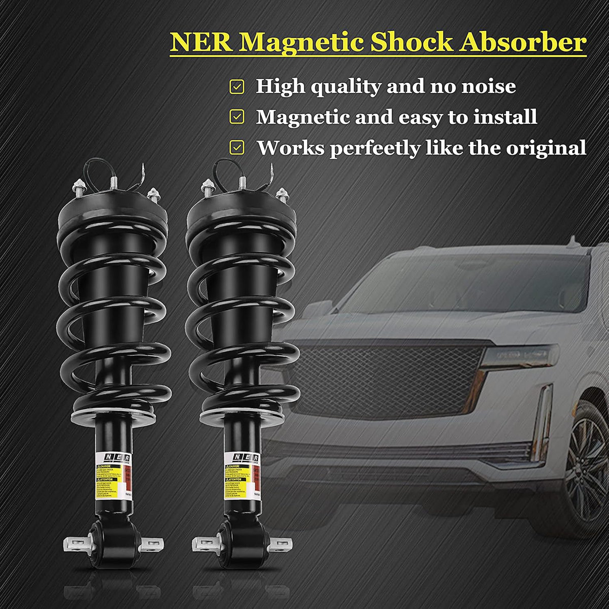 Front Shocks Absorber and Struts Set Complete Assembly Automotive Replacement V313
