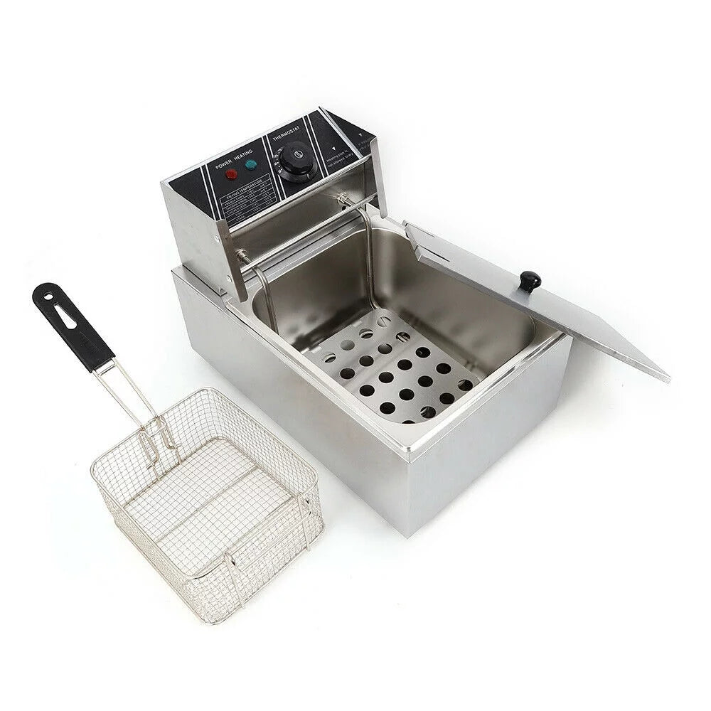 1700W 6L Stainless Steel Electric Deep Fryer V590