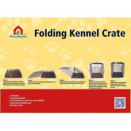 Folding Wire Dog Crate O579