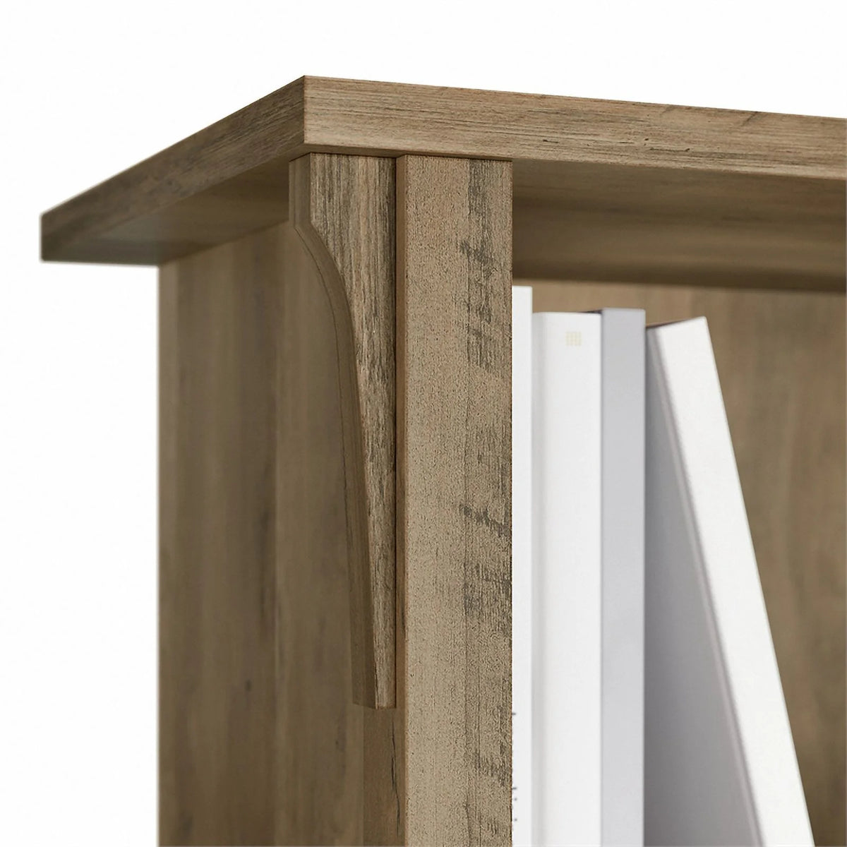 5 Shelf Engineered Wood Bookcase Set of 2 E93161