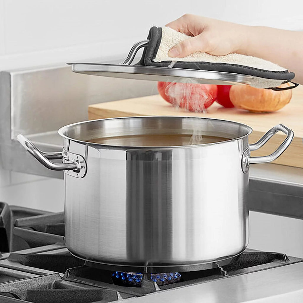 8 qt. Stainless Steel Stock Pot with Lid F6773