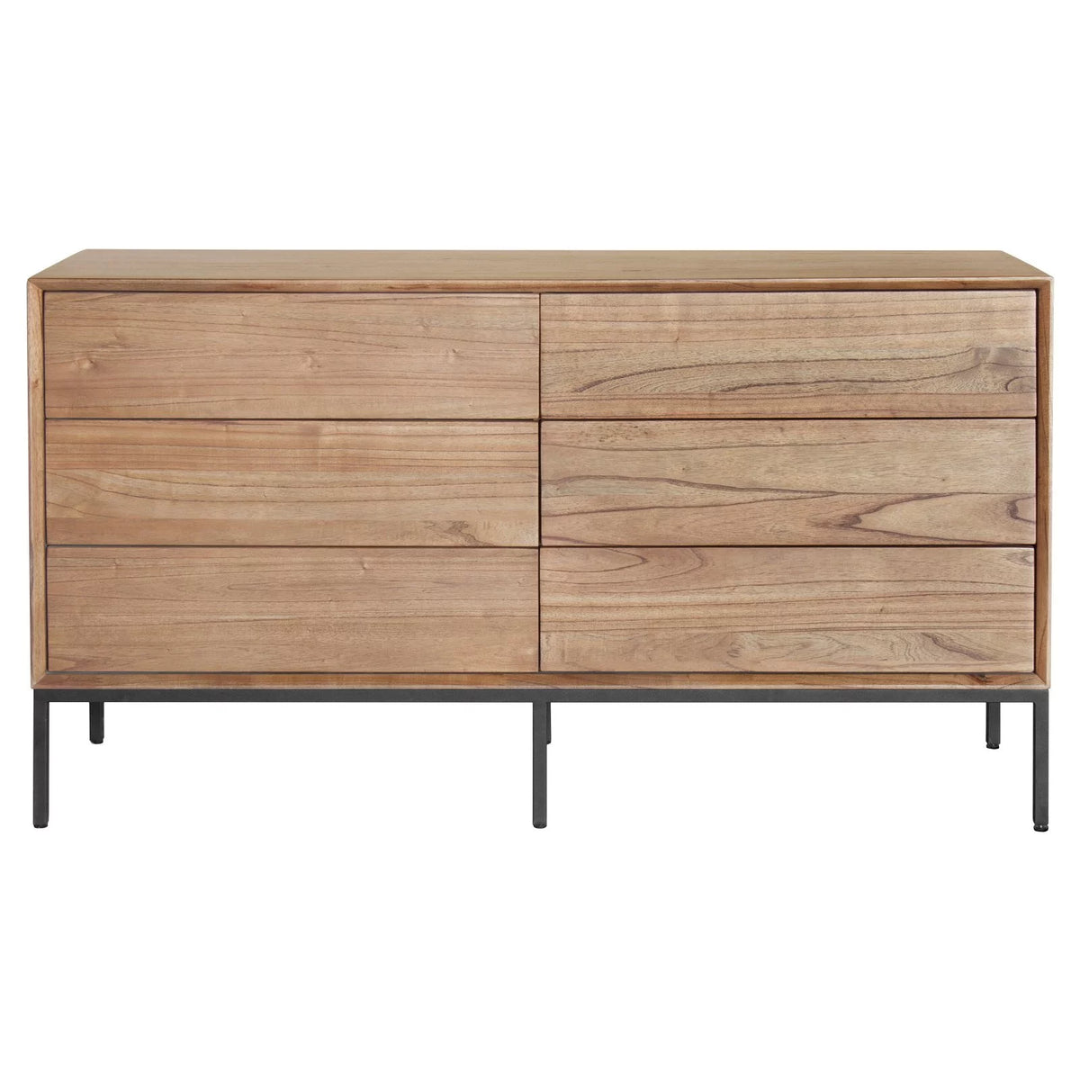 6 Drawer Double Dresser P817