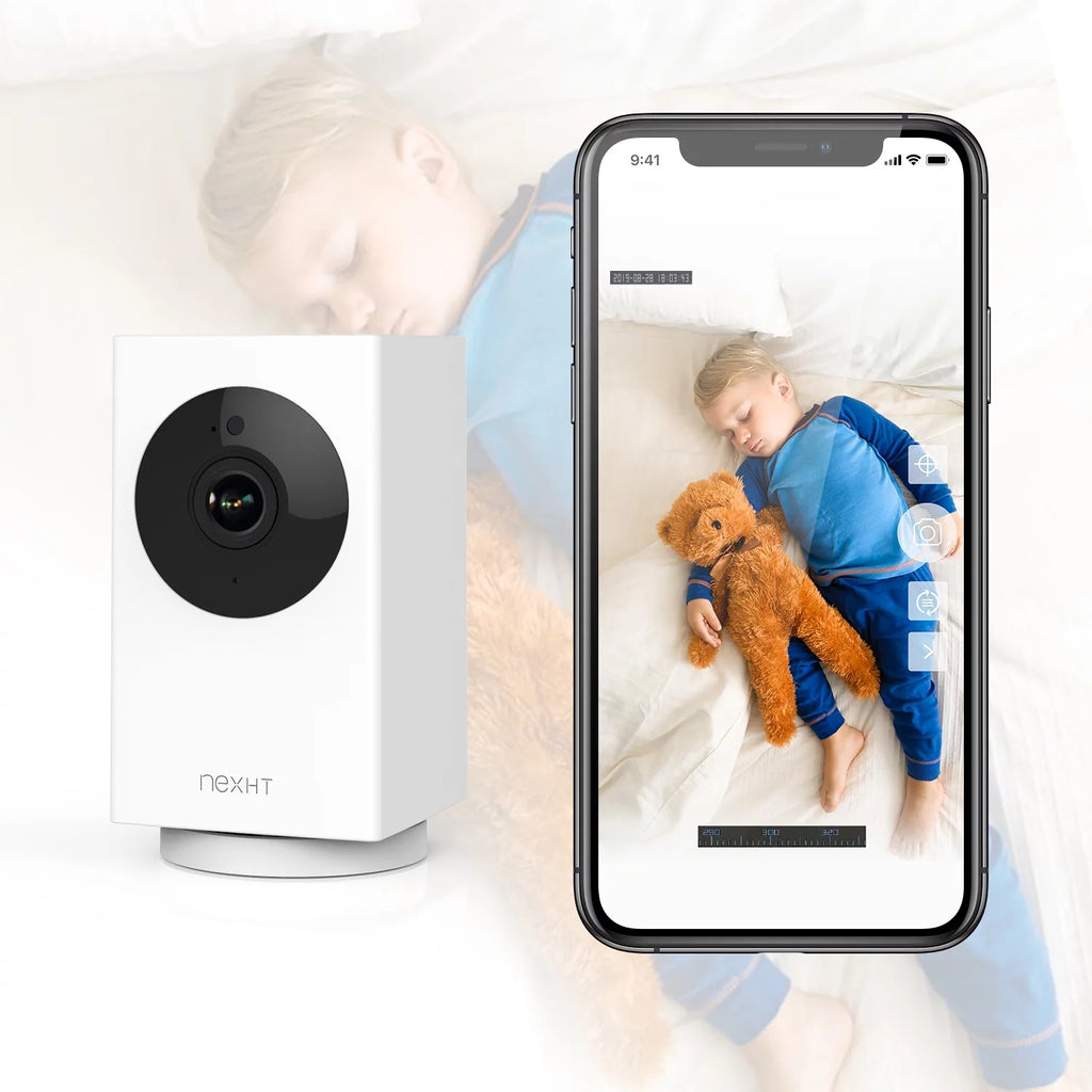 1080P Pan Tilt 8X Zoom Indoor Smart Camera with Night Vision Motion Detection 2-Way Audio P747282