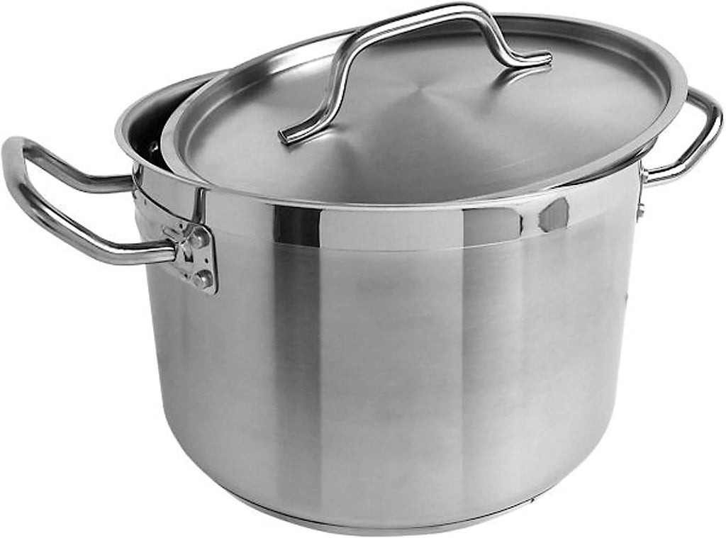 8 qt. Stainless Steel Stock Pot with Lid F6773