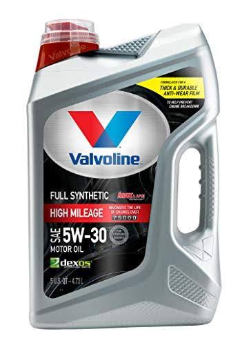 Full Synthetic High Mileage SAE 5W-30 Motor Oil 5 qt, Case of 3 V410440