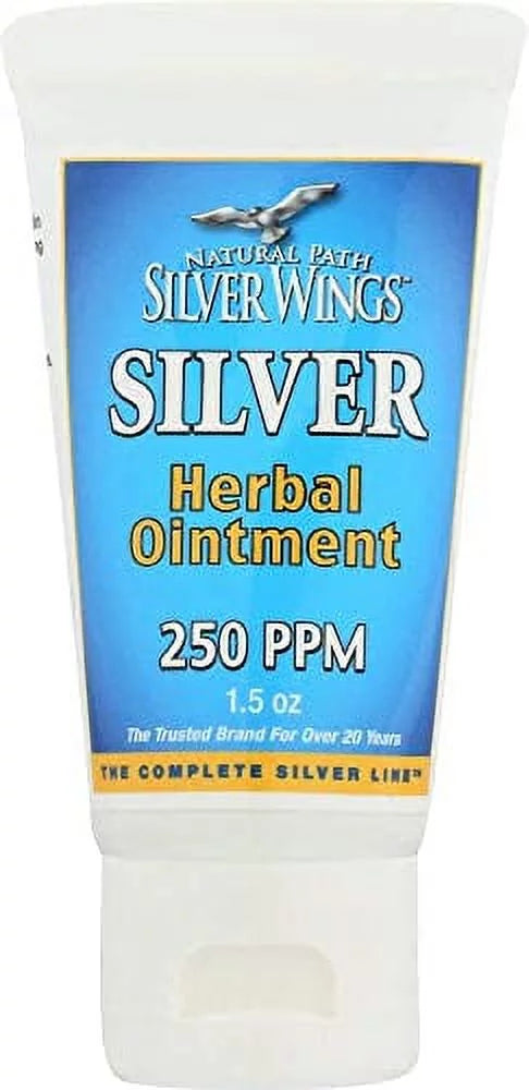 Colloidal Silver 500PPM 16Oz + Herbal Ointment 250PPM T5734