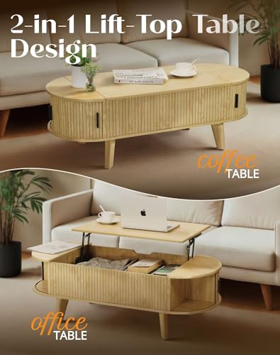 Lift Top Coffee Table with Storage G684