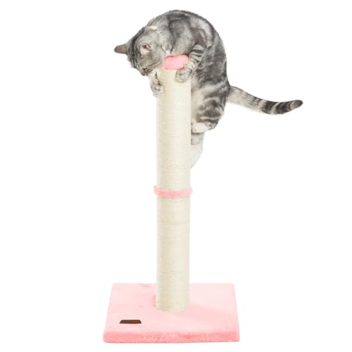 34 Inch Natural Sisal Cat Scratching Post T460