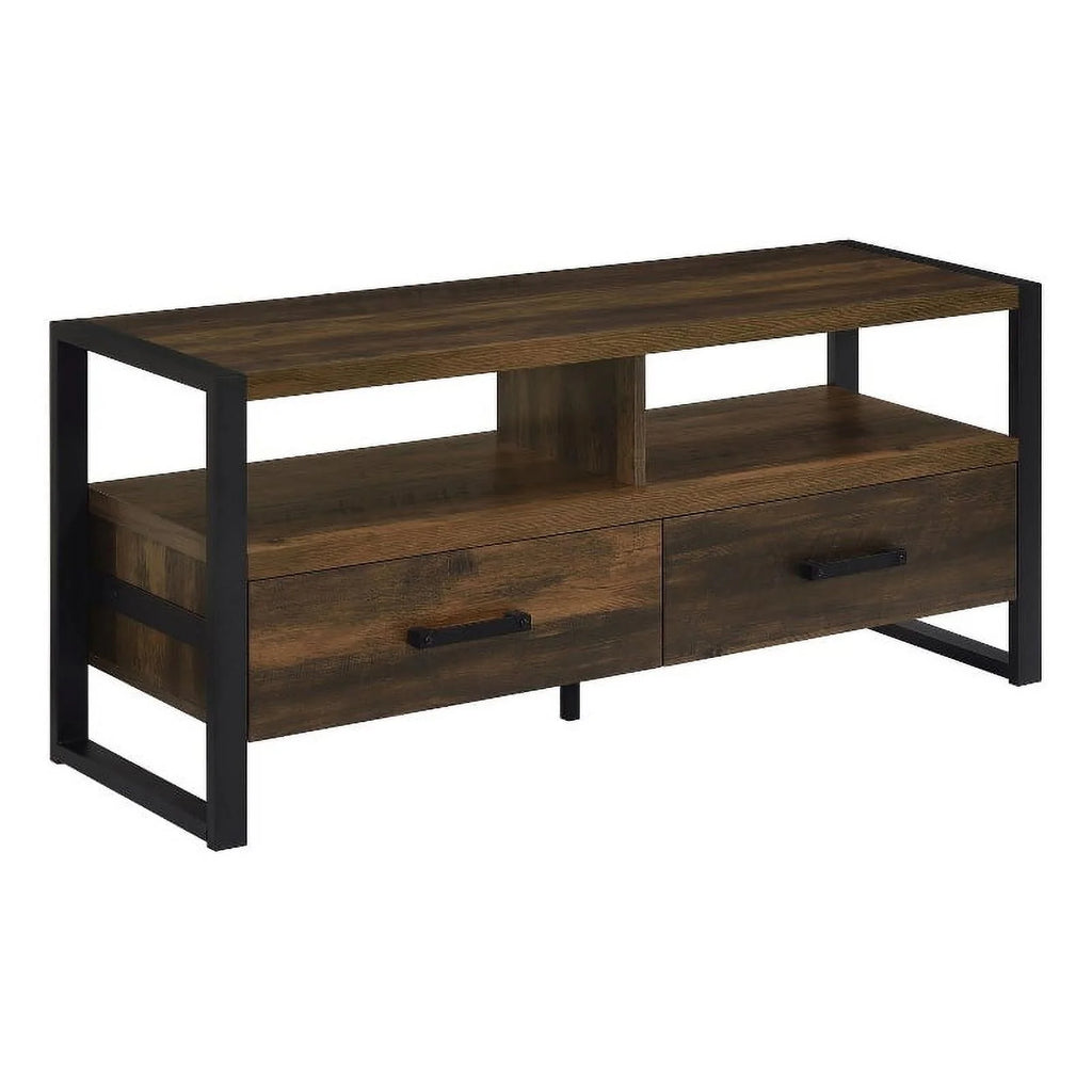 3-Drawer Farmhouse Wood TV Stand N17778