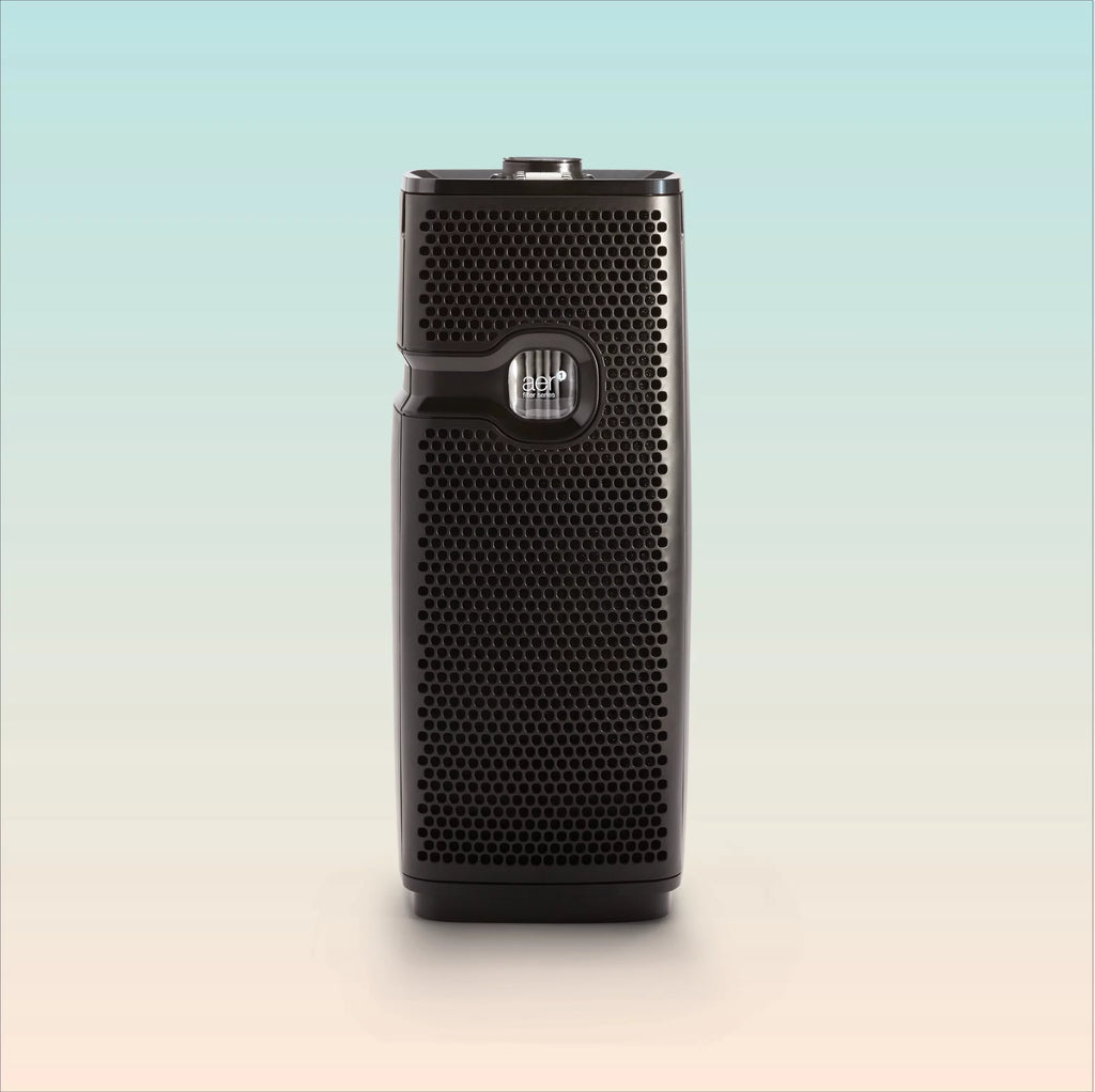 Black True HEPA Mini Tower Air Purifier B70196