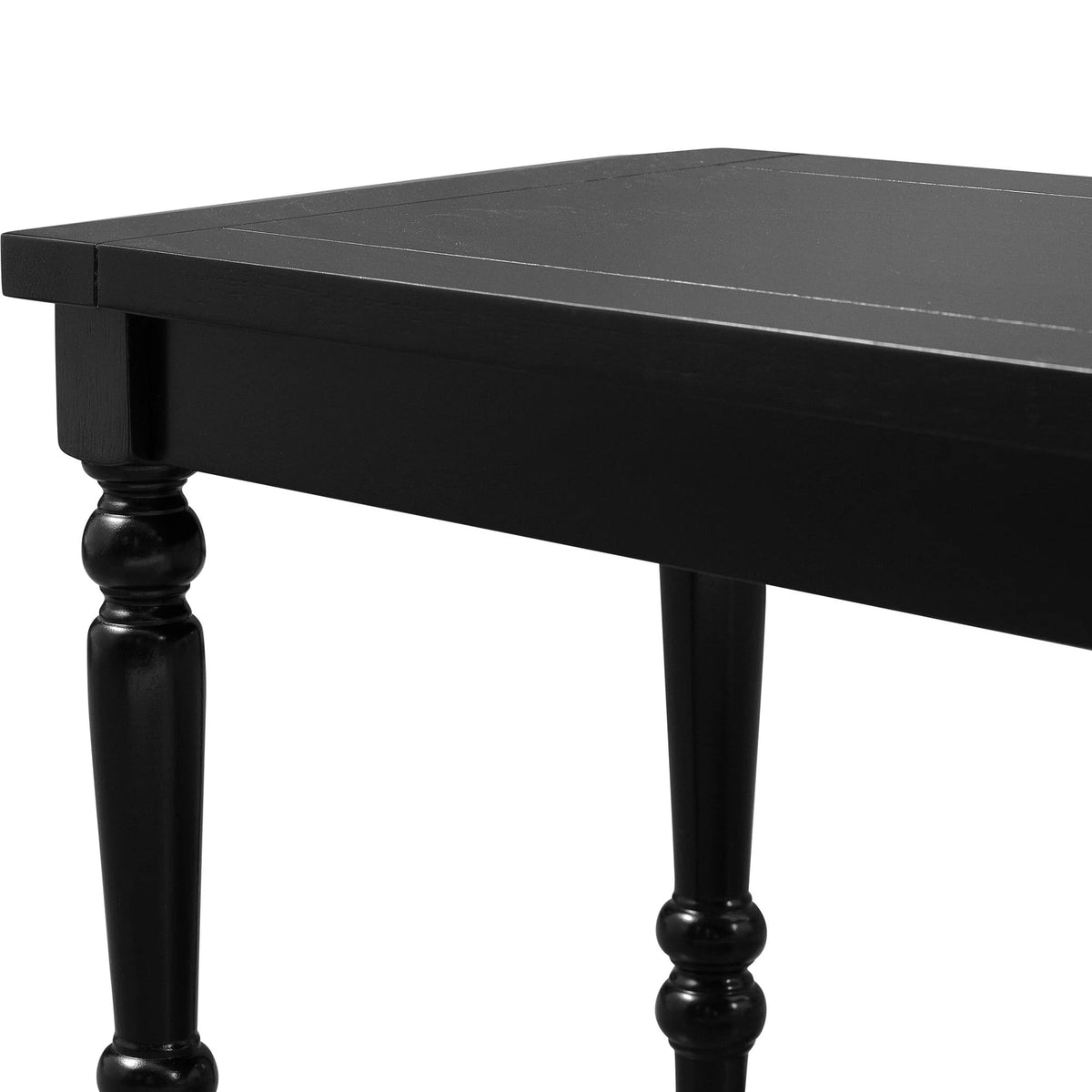 Black Dining Bench H340