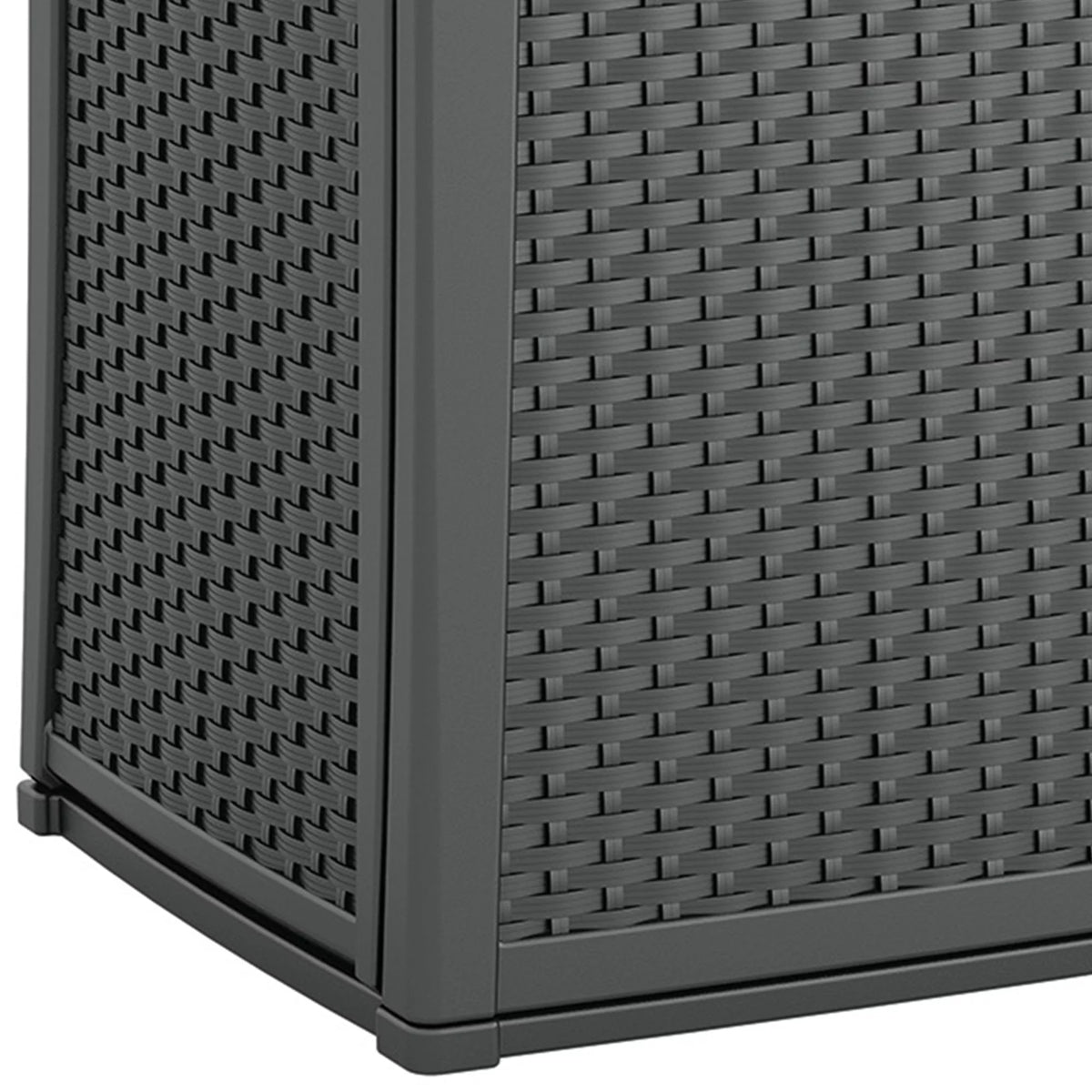 Outdoor Cabinet Deck Storage Box with Adjustable Shelf, 2 Pack C616612
