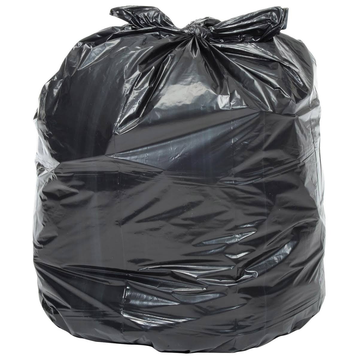 Heavy Duty Black Trash Bags 45-55 gal 1.5 mil 100 Bags R73129