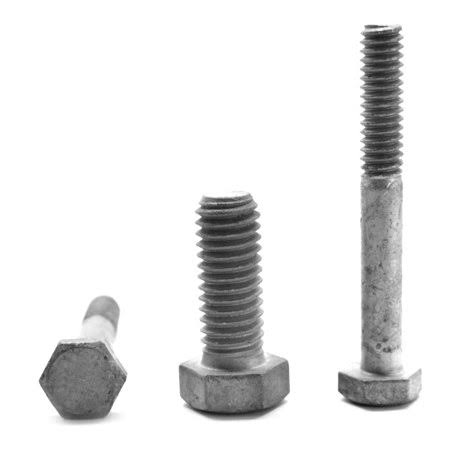 7/8 inch-9 x 10 inch Grade 5 Hex Cap Screw Medium Carbon Steel Hot Dip Galvanized Pk 25 K849622