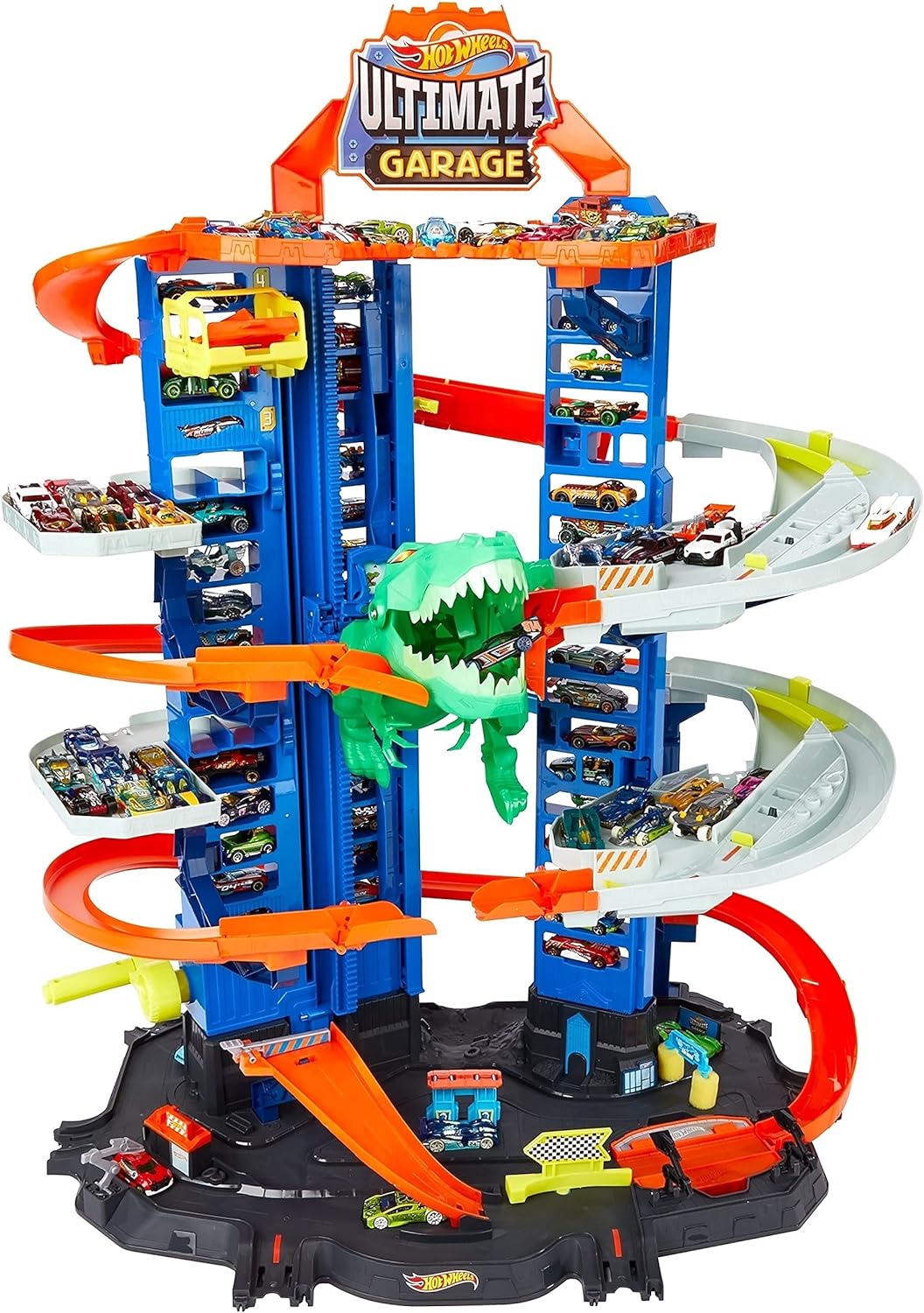 Multi-level Garage with 1:64 Scale Cars P42575