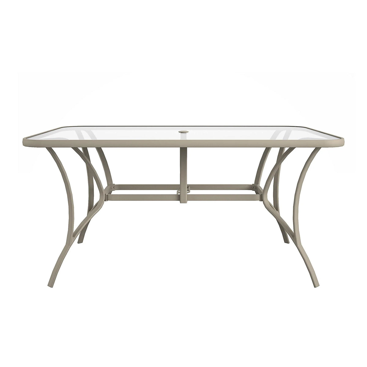 Dark Gray Steel Patio Dining Table C23250