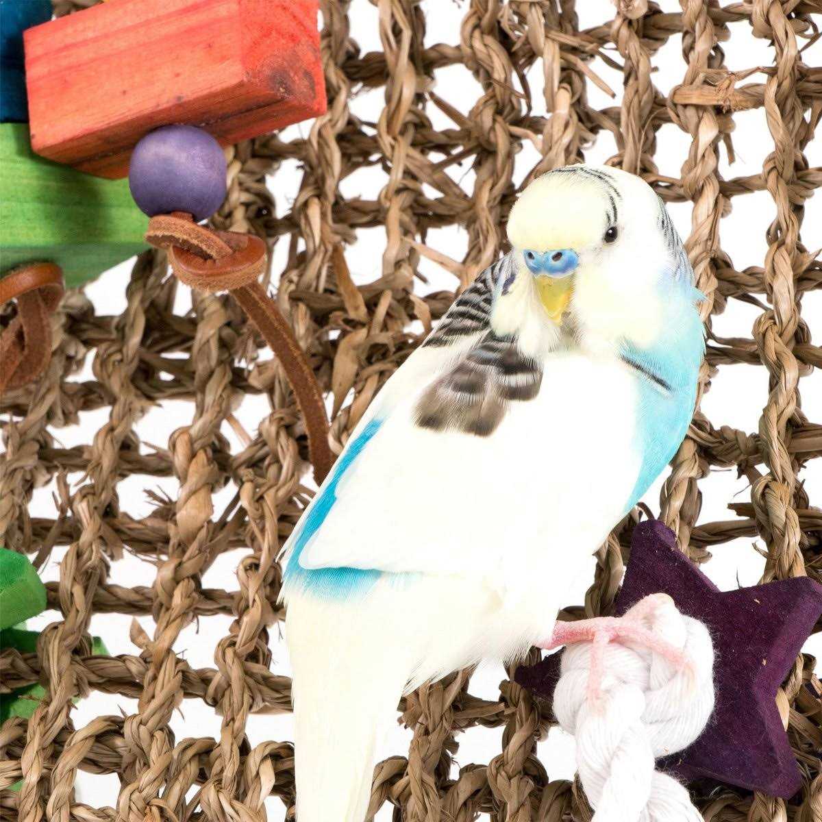 Natural Weave Bird Cage Climbing Exerciser B12532