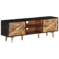 Rough Mango Wood and Solid Wood Acacia TV Stand D6005