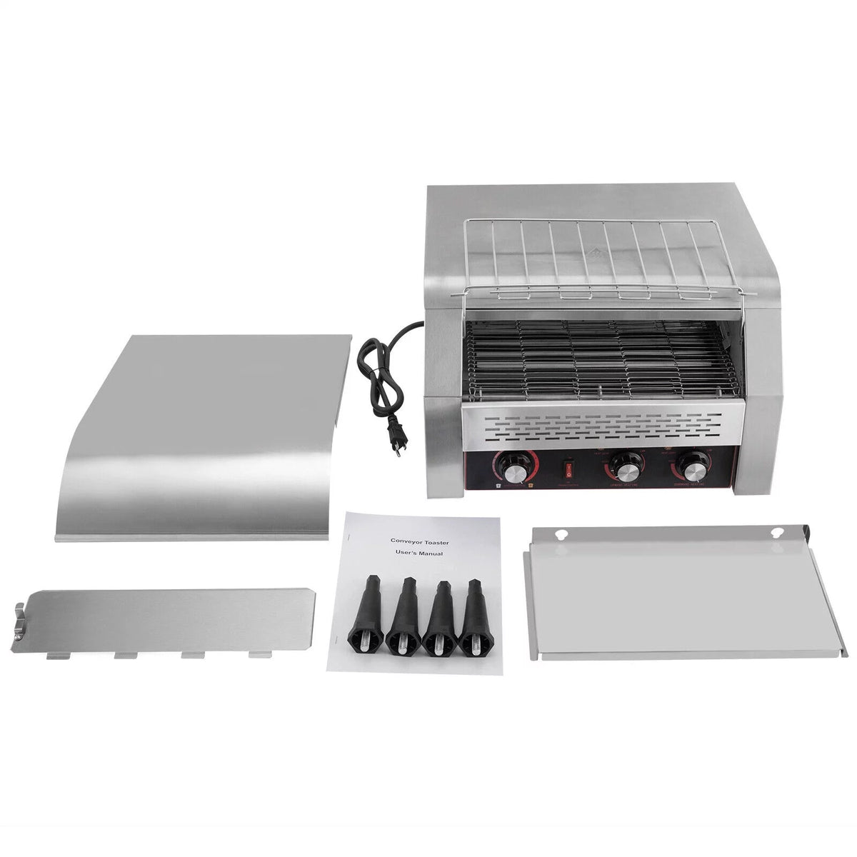2600W Stainless Steel Commercial Conveyor Toaster R539381