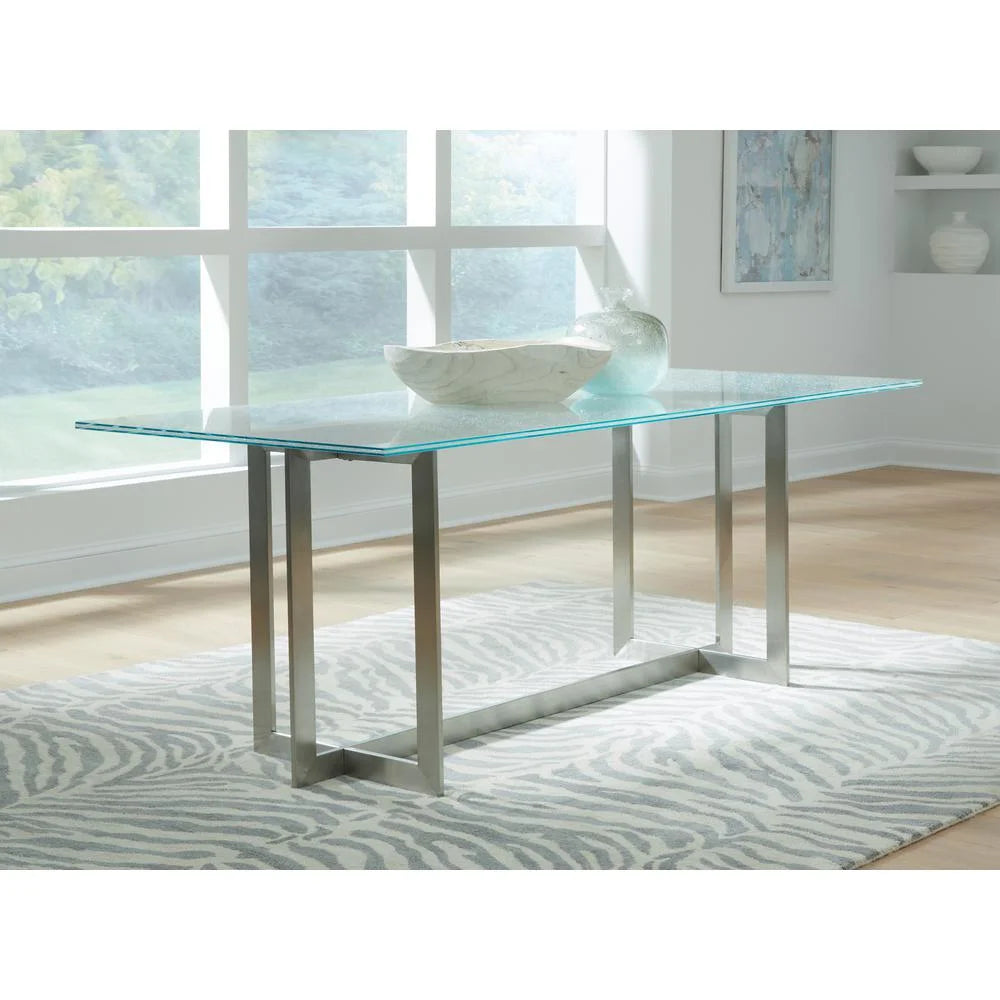 Cracked Glass Dining Table Q7311