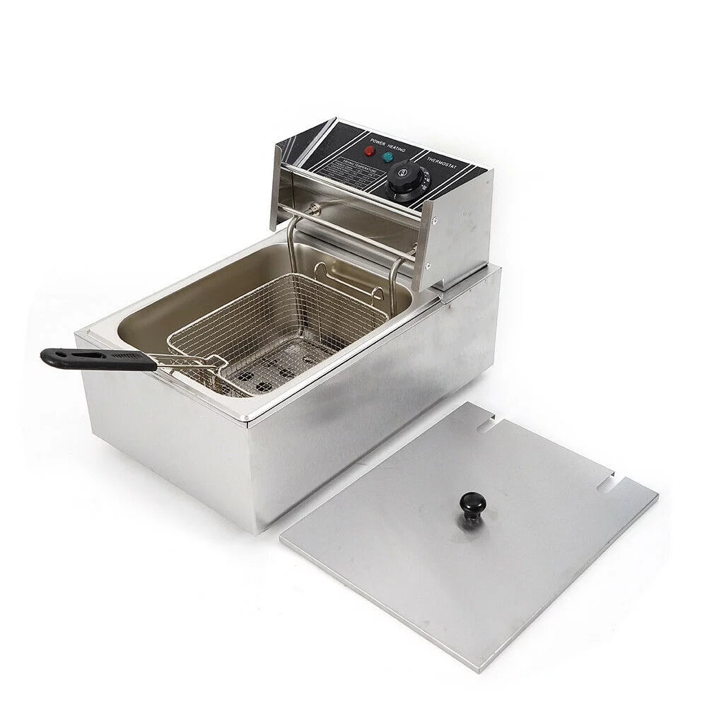 1700W 6L Stainless Steel Electric Deep Fryer V590