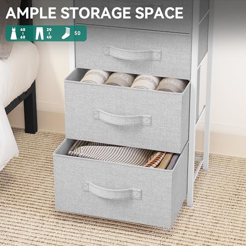 Tall 5 Drawer Fabric Dresser X834432