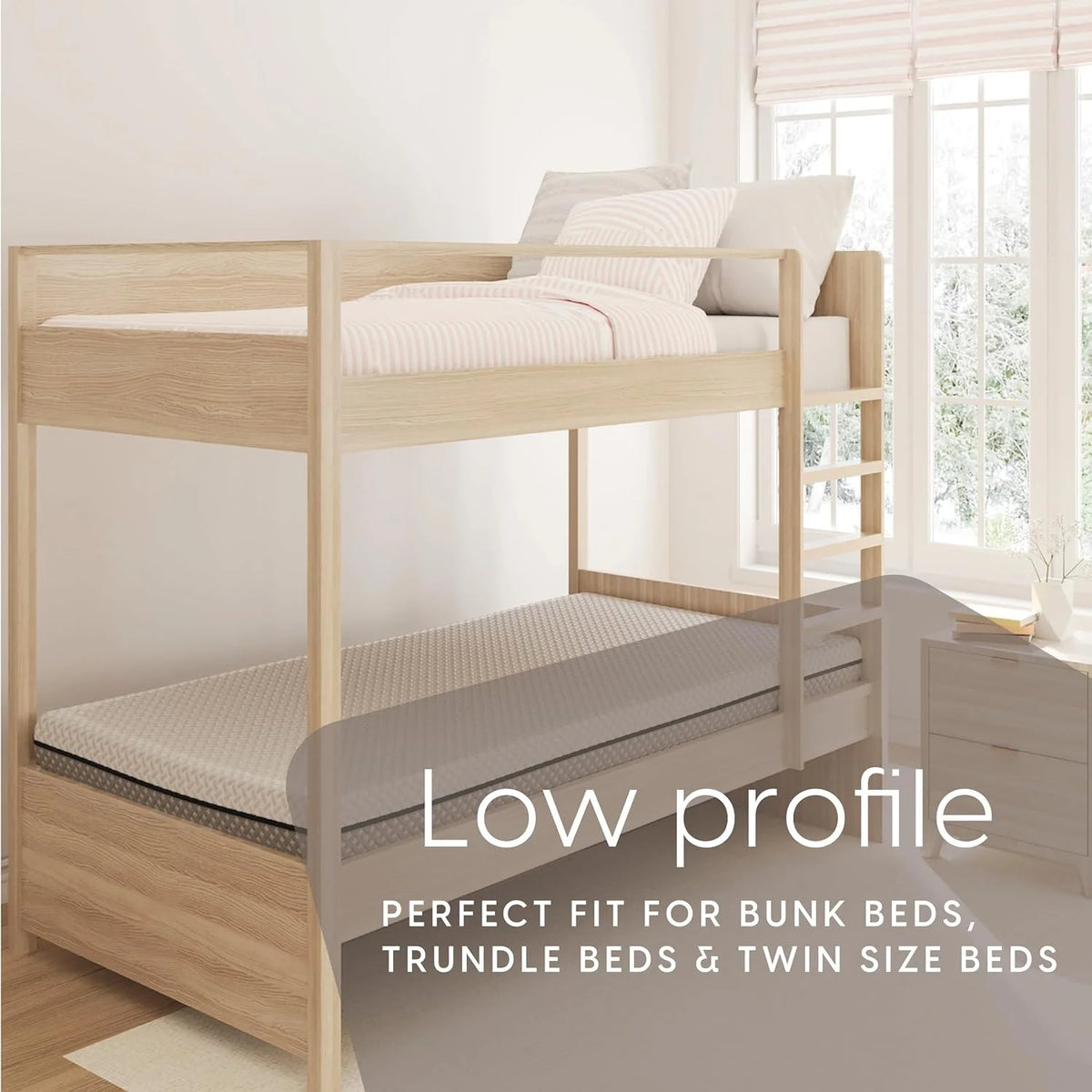 5 in. Memory Foam Mattress Twin 2 Pack M79536
