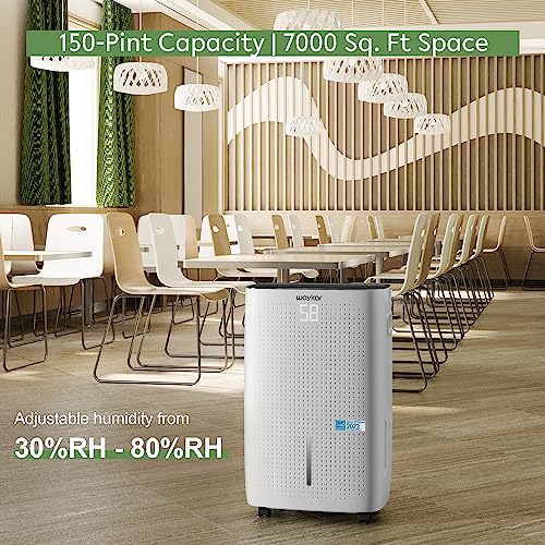 120 Pints Energy Star Dehumidifier with Drain Hose and 1.14 Gallons Water Tank B5478