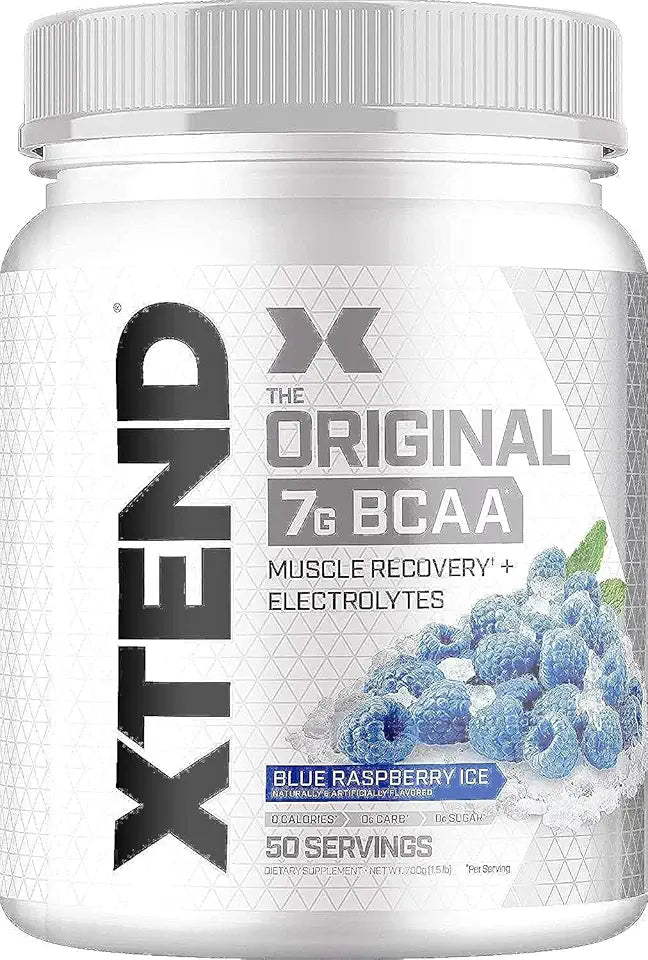 Sugar Free BCAA Powder Blue Raspberry Ice 50 Servings T830