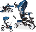Foldable 6-in-1 Baby Tricycle with Canopy and Storage Bag G742