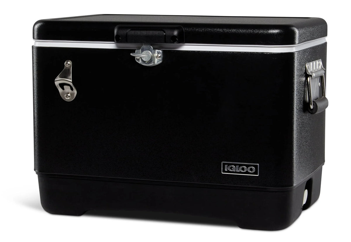 54 Qt Hard Sided Cooler, Black S480
