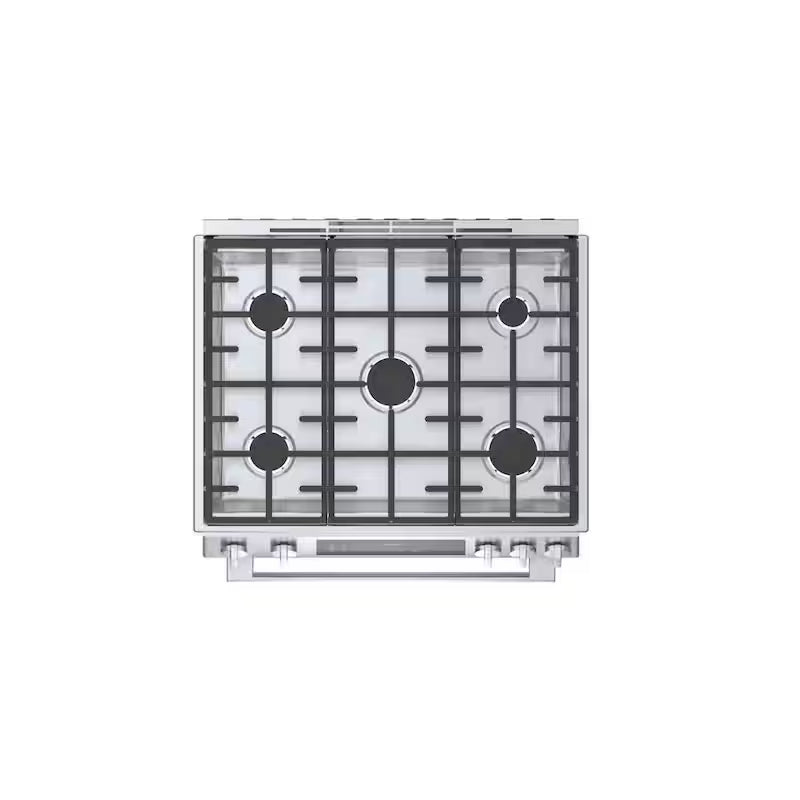 30 in. 4.6 cu. ft. Slide-In Dual Fuel Range with Convection Oven Stainless Steel F43244