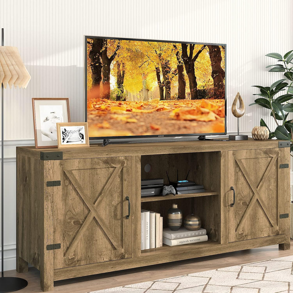 58 TV Stand with Adjustable Storage Shelves K913