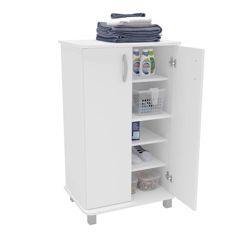 White 2 Door Storage Cabinet H1256
