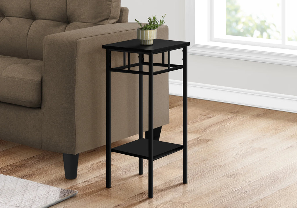 Black Square Metal Accent Table K27928
