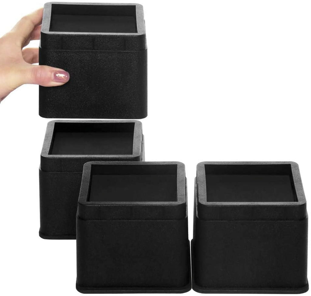 3 Inch Adjustable Heavy Duty Furniture Risers 4pcs V240673