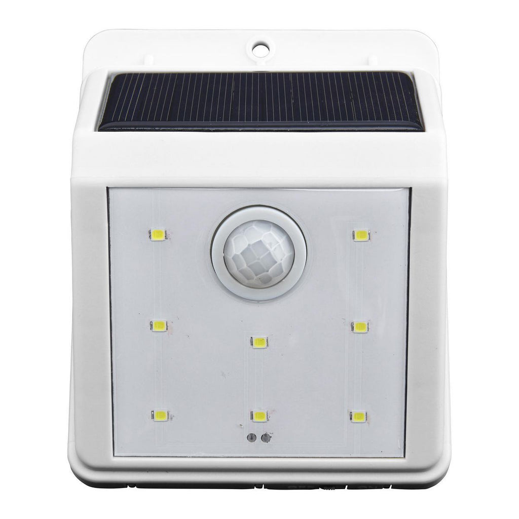 White Solar Wall-Mount Security Light Z905