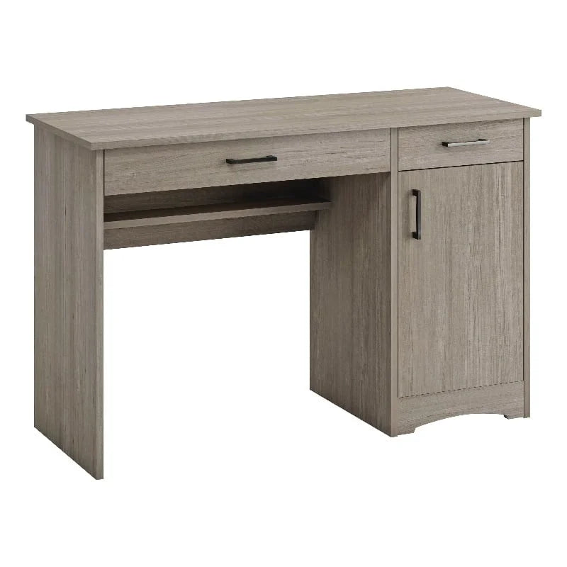 Contemporary Gray Engineered Wood Computer Desk B410879