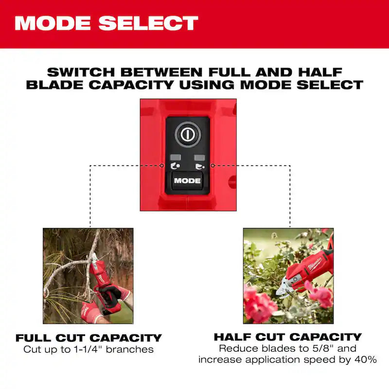 12V Lithium-Ion Brushless Cordless Pruning Saw with Pruner Shears Kit J611